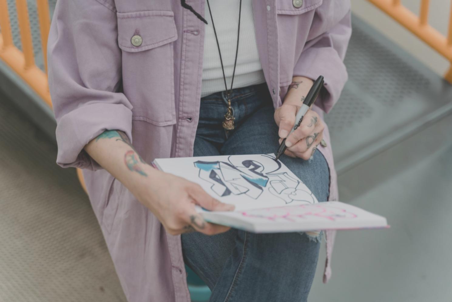 Esempio di ambiente didattico durante una lezione pratica di prospettiva